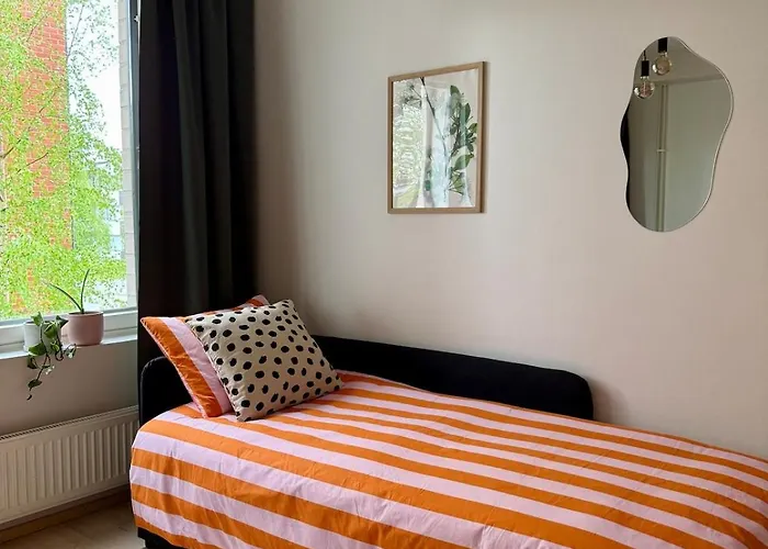 Keskustan Helmi Saunalla 33m2 Ilm P-paikka * クーサモ